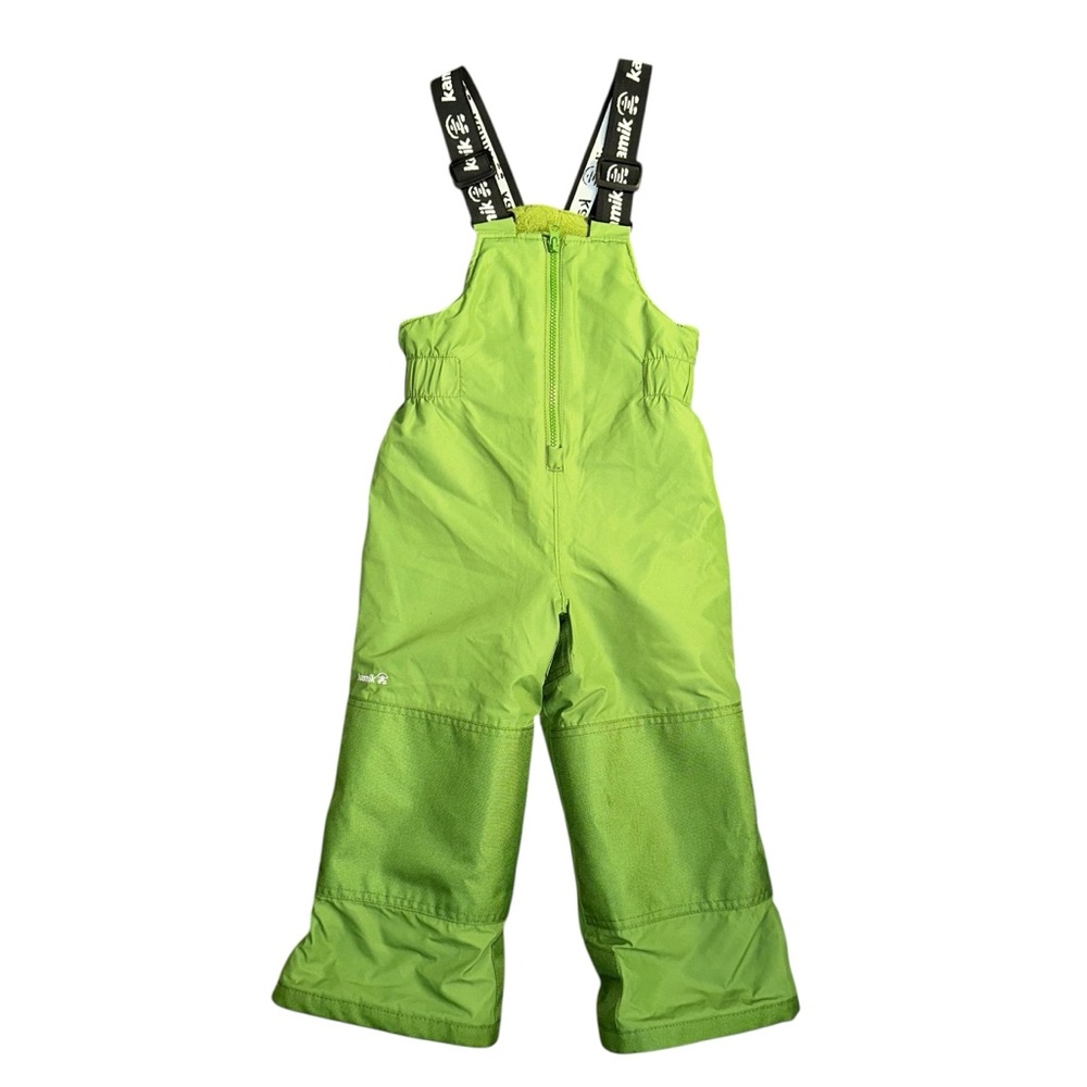 Kamik Lime Green Snow Bib Pants